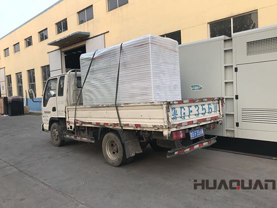 一臺150GF柴油發電機組在2月24號發往山東淄博