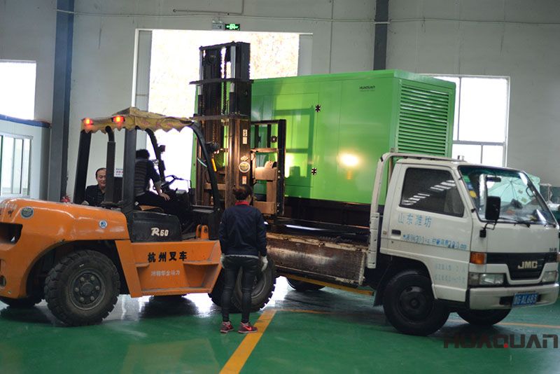 一臺HQ150GF移動拖車防雨棚發(fā)電機組在3.26號發(fā)往天津西青區(qū)