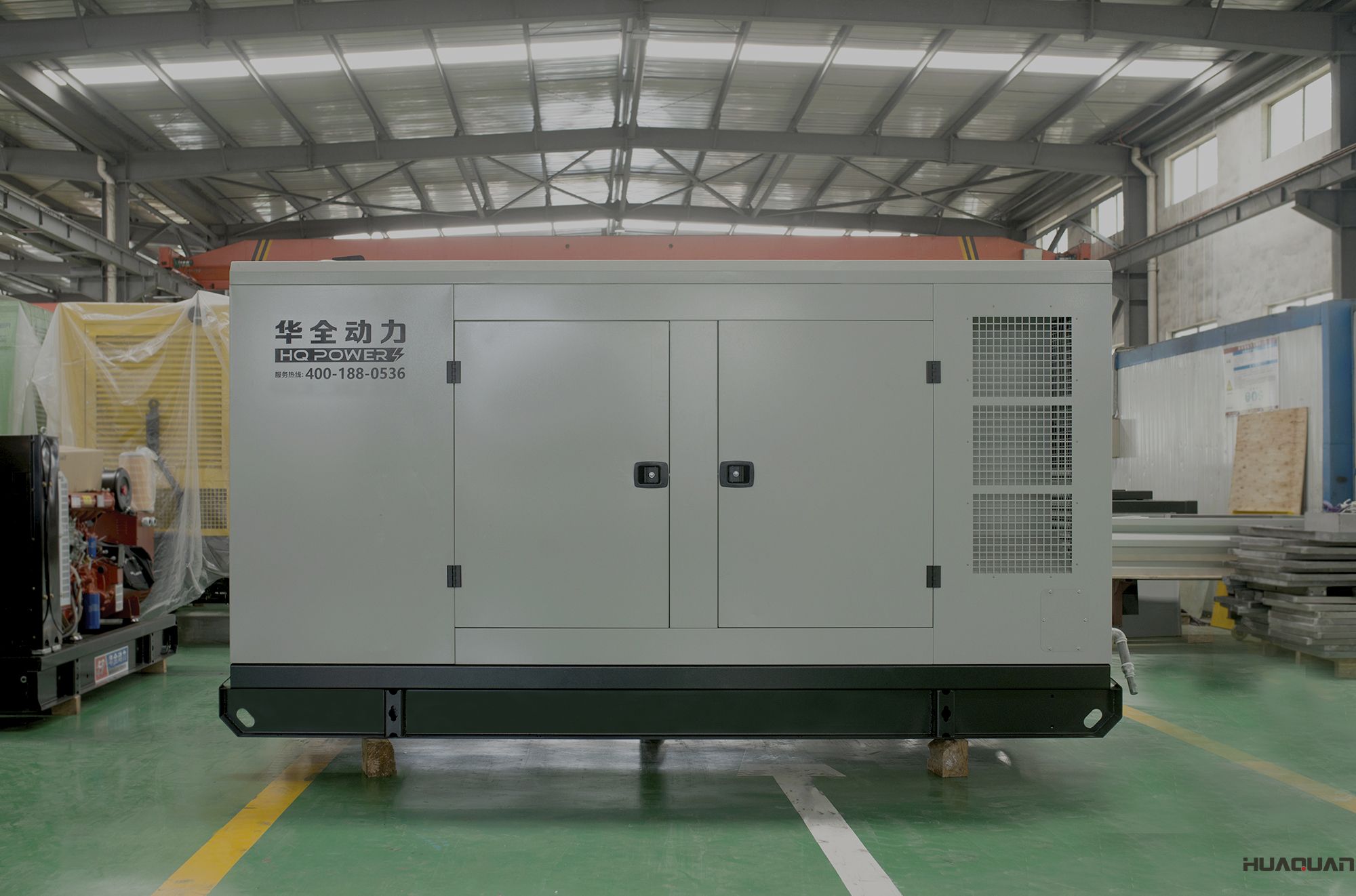 華全動力120kw靜音沼氣發(fā)電機組于2018年4月14日發(fā)往山西