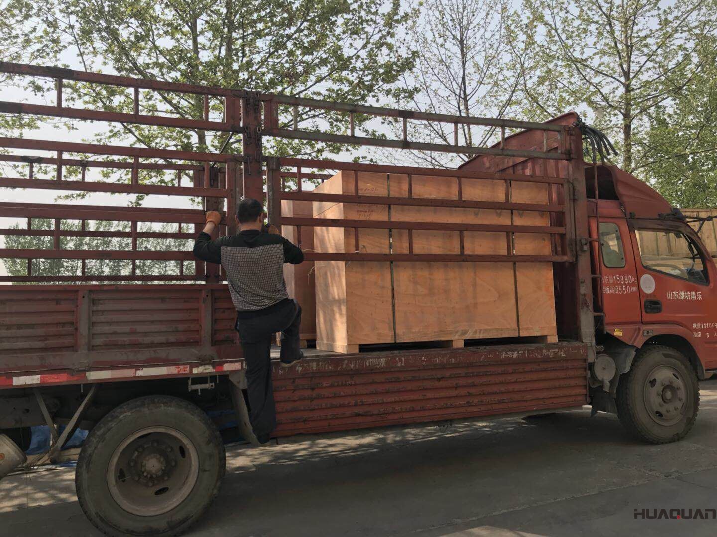 2018年4月19日華全動力120kw標配柴油發電機組發往湖北