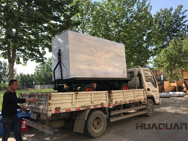 一臺(tái)50kw（含棚）拖車柴油發(fā)電機(jī)組于2018年5月22日順利發(fā)往湖南省常德市