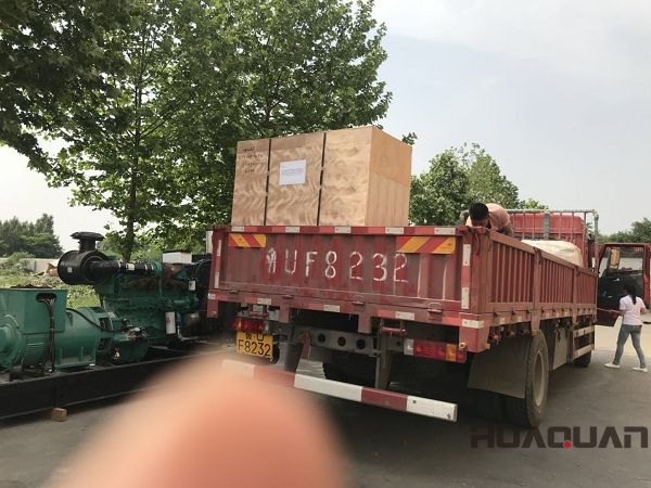 一臺40kw沼氣發電機組在2018年5月26日順利發往內蒙古