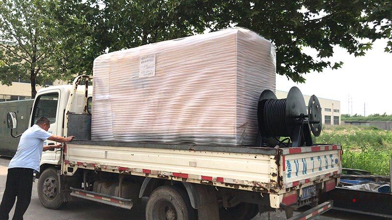 6.8號，一臺HQ35GF靜音箱柴油發電機組發往江蘇鹽城大豐區