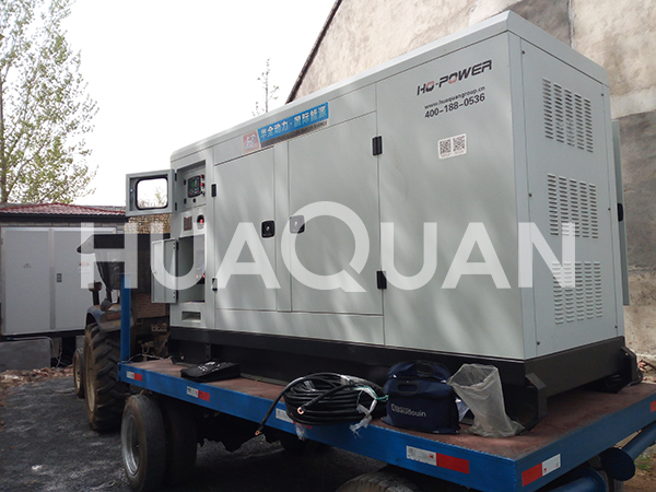 河北肥鄉(xiāng)縣供電公司300kW移動式發(fā)電機組電站